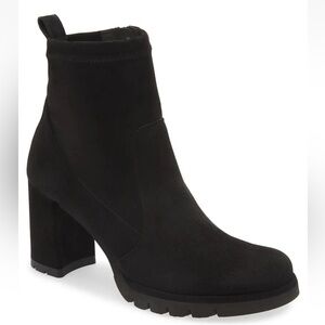 New Paul Green Nadia Suede Lug Sole Booties
